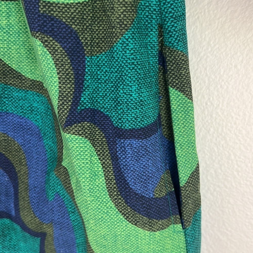 Chufy Liberty Organic Cotton Blue/Green Dress Size Small - Picture 6 of 9